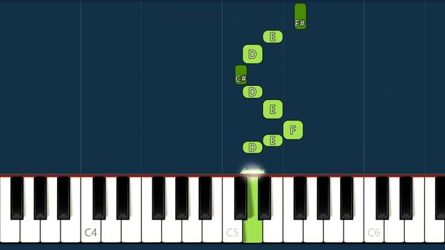 GIORNO'S THEME - VERY EASY Piano Tutorial for BEGINNERS