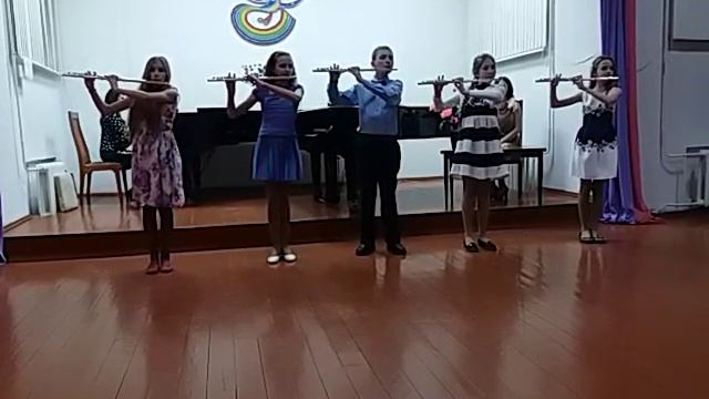 Ансамбль флейтистов "Весёлые ребята". Капитан. смотреть онлайн