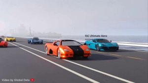 CAR SPEED COMPARISON 3D | 3D Animation Comparison