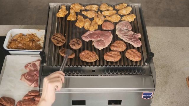 Профессиональный лавовый гриль Remta R CELZ смотреть онлайн