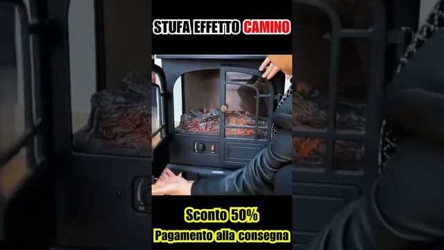 Stufa effetto camino Video3