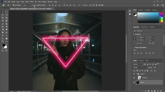 Neon Glow Effect - Photoshop Tutorial-2022 | Neon Light Effect Photoshop Tutorial | Glowing Effect