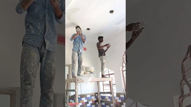 #house #pants  INTERIOR EXPRESS PANT FOR WATER PROOF WALL PUTTY!!  FINAL PATE ..!!! смотреть онлайн