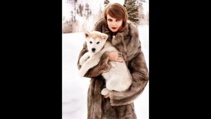 Фотосессия в шубе