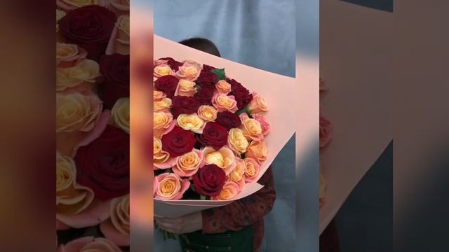 Доставка Цветов в Краснодаре. Букет из 55 роз