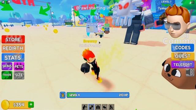 Я ПРОСТО ХОТЕЛ СТАТЬ СИЛЬНЕЕ ЧИТЕРА... НУБ против ПРО против ЧИТЕРА против БОГА Roblox смотреть онлайн