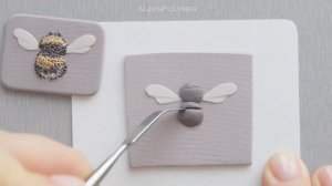 МК Шмель из полимерной глины