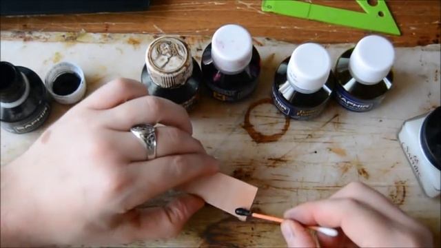 Уроки покраски кожи. Красим кожу спиртовым красителем Saphir. Советы от www.obuvkosmetika.club смотреть онлайн