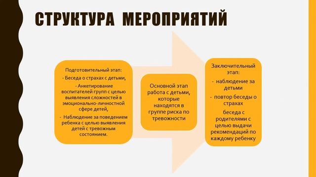 Проект программы психопрофилактических мероприятий по снижению детских страхов в ДОУ смотреть онлайн