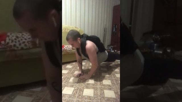 Отжимания 5й-День Вес 10кг смотреть онлайн