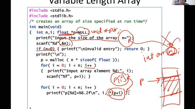 Lecture 12 | C Programming | Pointers 3 | Dynamic Memory Allocation смотреть онлайн