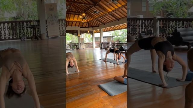 The pathway to your daily yoga intake at Guan Yin Yoga Shala, Canggu
