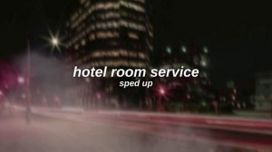 pitbull - hotel room service // sped up