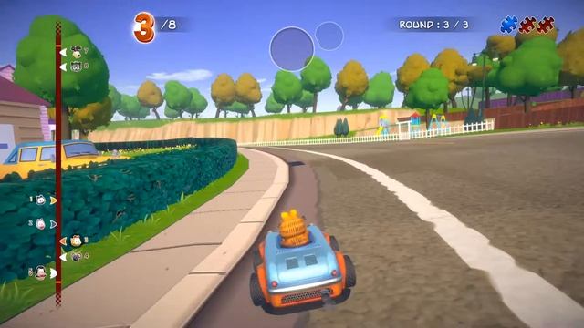 Garfield Kart Furious Racing - Gameplay Walkthrough - Test games смотреть онлайн