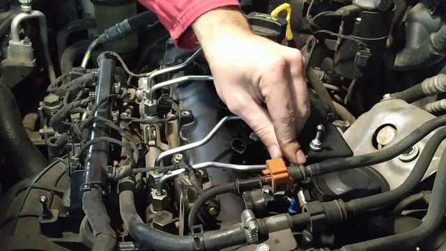 Затяжка болтов форсунок D4HB Santa Fe - (Sorento) смотреть онлайн