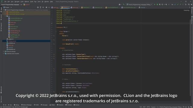 F.P.L : Le parser avec CLion | CLion by JetBrains :) смотреть онлайн