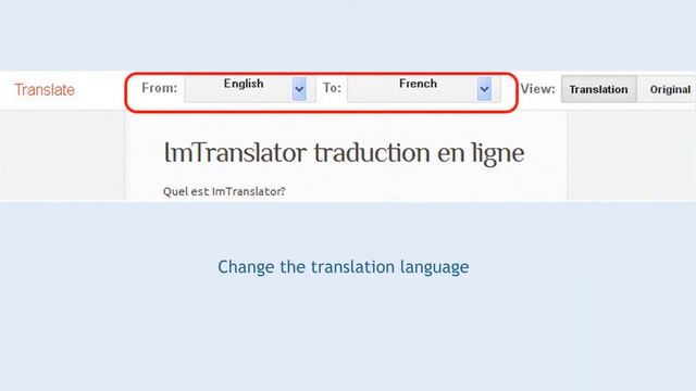 Webpage Translation