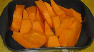 Тыква запеченная в духовке с сахаром