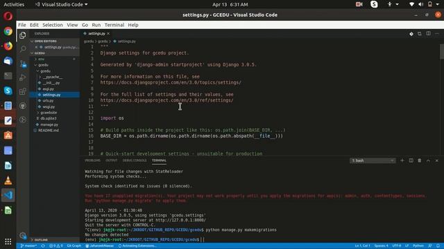 Python Django Tutorial: Django Project Setup - Getting Started