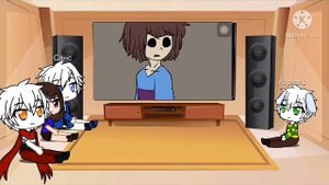 Реакция андертейл на (Чара боиться пауков)