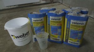 Пол наливной Weber-Vetonit fast level