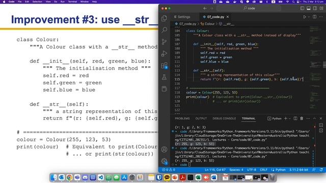 UWA CSSE Core Python Programming - Object Basics