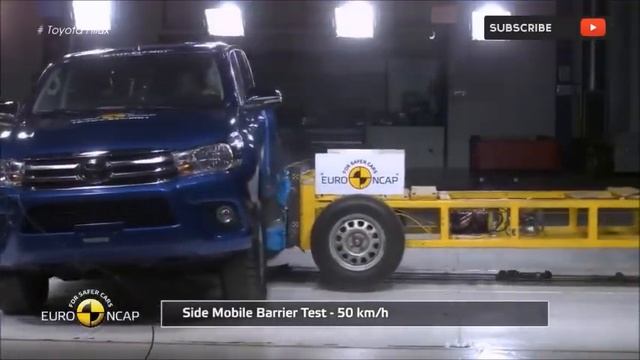 2016 Toyota Hilux vs Mitsubishi L200 Triton Crash Test смотреть онлайн