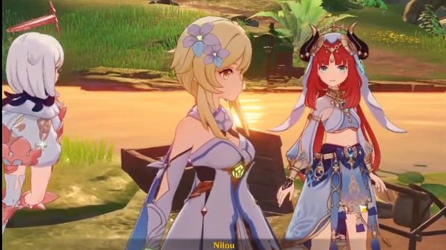 Genshin Impact Nilou Story Quest Act 1 Part 2 Lotos Somno (No Commentary, Eng Dub, Lumine) смотреть онлайн