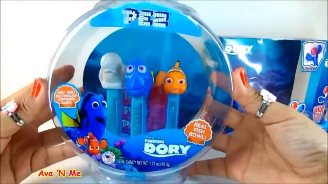 Finding Dory Chupa Chups Lollipop Candy Dispenser and Pez Candy Dispenser Set смотреть онлайн