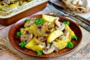 Постный минимализм со вкусом.
КАРТОШКА С ГРИБАМИ