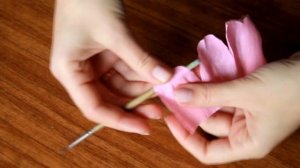Роза из гофрированной бумаги / Мастер класс /  corrugated rose