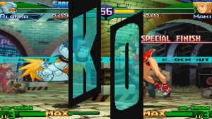 STREET FIGHTER ALPHA 3 MAX   PSP   BLANKA vs MAKI