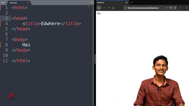 Basic Structure of HTML Document | HTML Basics For beginners | Web designing | Part - 2 | Safeonnet