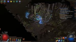 Path Of Exile : Delirum . Arc witch beginner leveling process