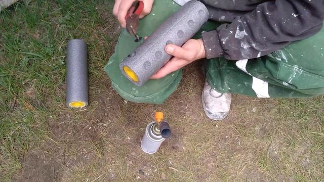 Как сделать валик для декоративной штукатурки- шубы/ Валик для декора/ Структурный валик смотреть онлайн