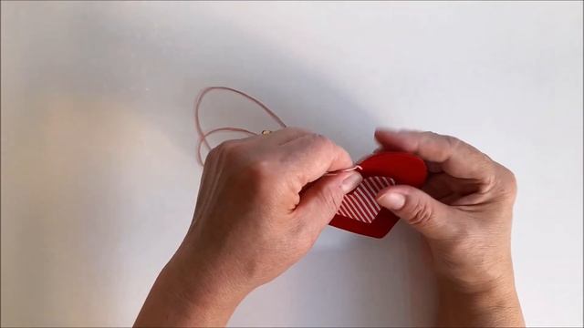 Как сделать брелок сердечко /DIY/ Geschenkidee zum Valentinstag.