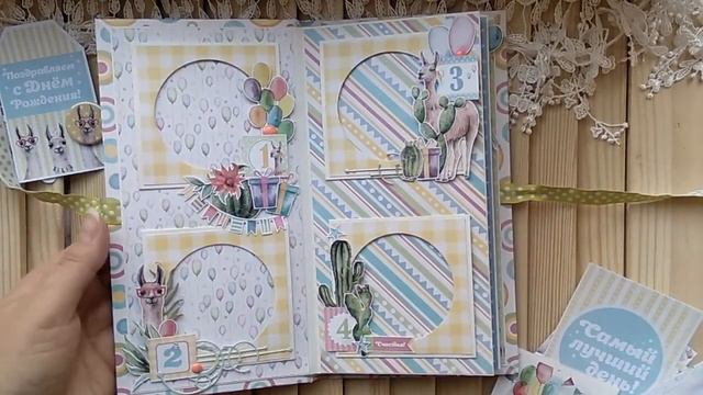 #ScrapMania_tm Мини-альбом на первый год жизни смотреть онлайн