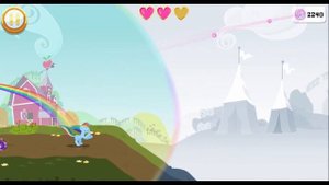 Игра My Little Pony Rainbow Runners. Мой маленький пони Радужные гонки. Часть 1.