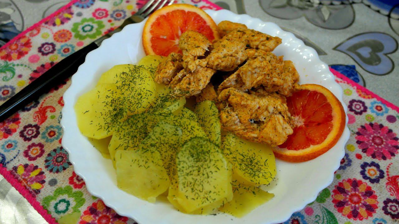 КУРИЦА В СОКЕ КРАСНОГО АПЕЛЬСИНА НА ПАРУ / Очень ВКУСНО  10.03.2020