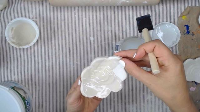 How to Glaze Air Dry Clay Bowls смотреть онлайн