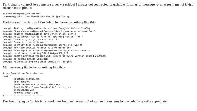 Server always defaults to github.com with error message `Permission denied (publickey)` смотреть онлайн