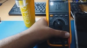 Teste da lâmpada do display LCD - Inverter Portátil