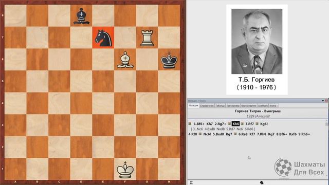 Шахматы. ИЗЯЩНАЯ МИНИАТЮРА Тиграна Горгиева! смотреть онлайн