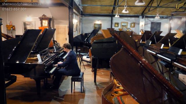 Blüthner Style 5 Black Baby Grand Piano 110047 | Comparison Demonstration Sherwood Phoenix смотреть онлайн