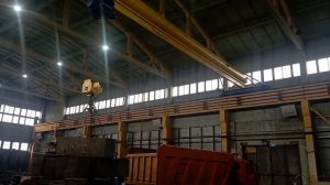 Кран-балка 10 тонн (испытания)