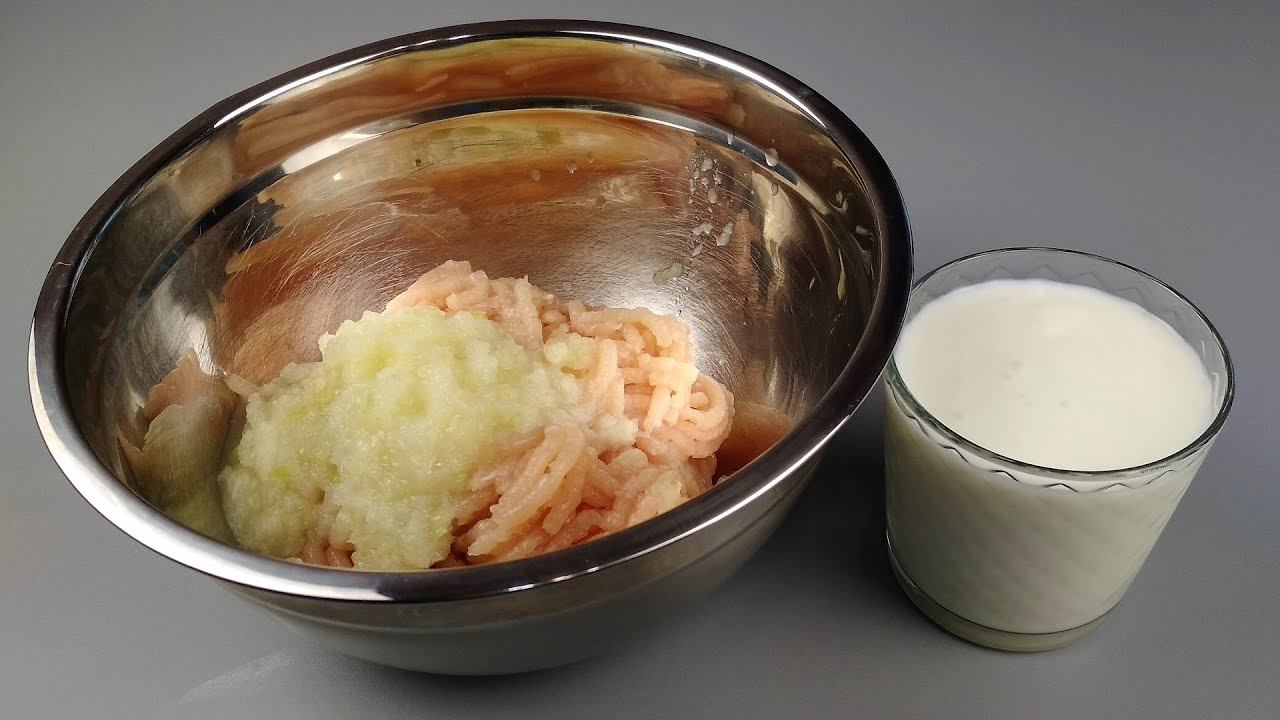 Куриный фарш + стакан кефира = вкуснейшие оладьи смотреть онлайн