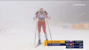 Победа Большунова в марафоне (50км, классика) Осло. Bolshunov vs Kruger. Oslo 50km. 08/03/2020