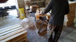 Углообрезной однопильный станок