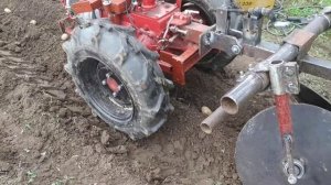 Посадка картошки 2021 с помощью мотоблока Мтз09Н-02. Испытываю дисковые окучники.