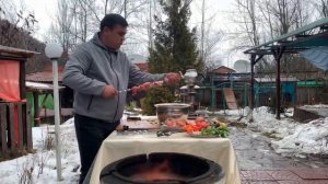 Вкуснейшая КУРОЧКА с САЛАТОМ в ТАНДЫРЕ. Курица в тандыре